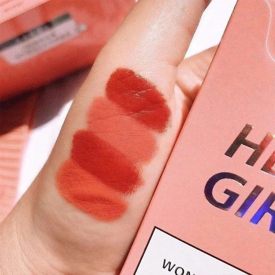 4pcs Hey Girl Cigarette Matte Velvet Lipsticks