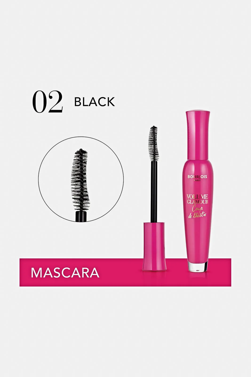 Bourjois Volume Glamour Coup De Theatre  Colour 02- Black