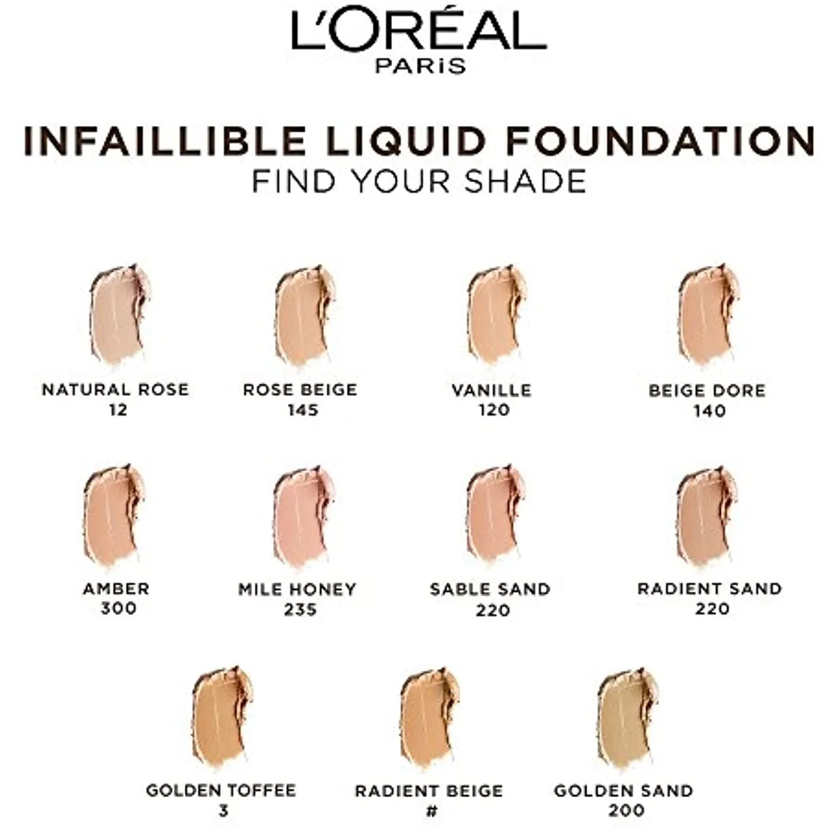 LOreal Infallible 24h Liquid Foundation