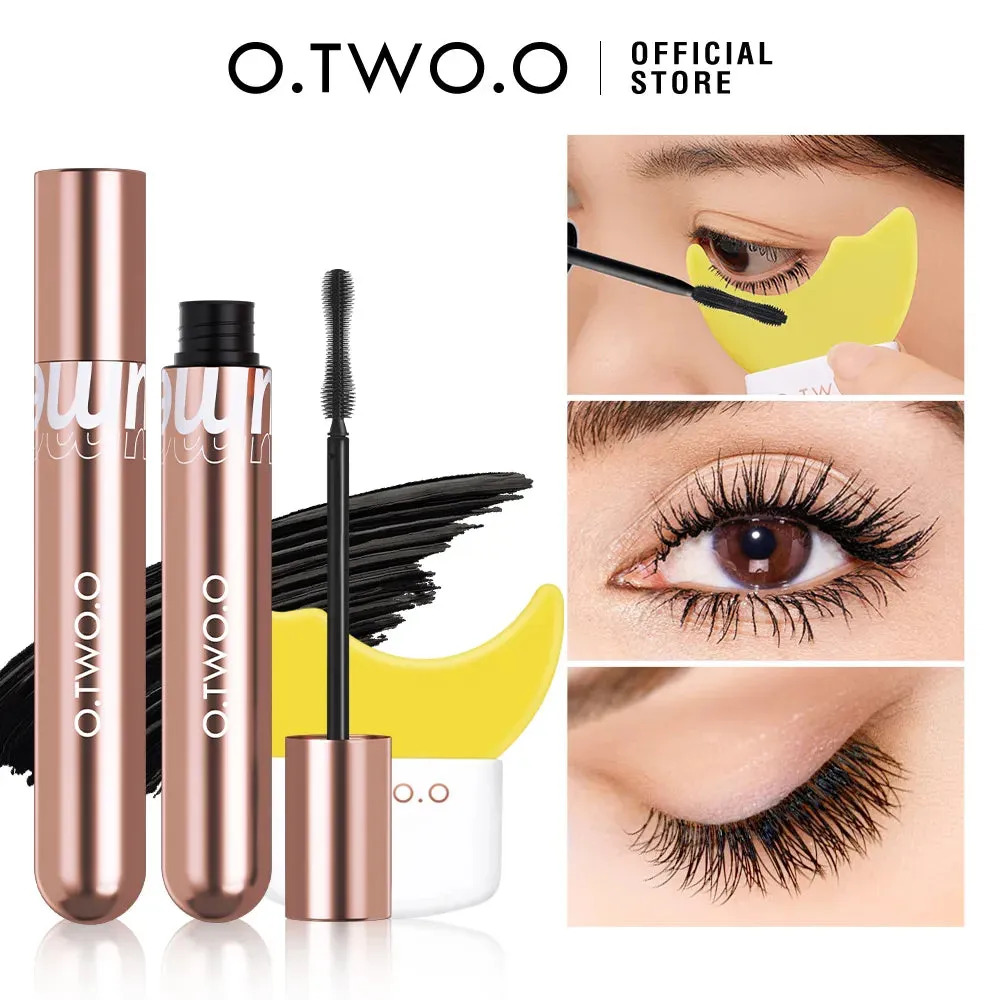 Mascara 4d Silk Fibber Mascara Waterproof Extra Volume Smudge-proof Curling Lengthening Eyelash Extension Eye Makeup Tool