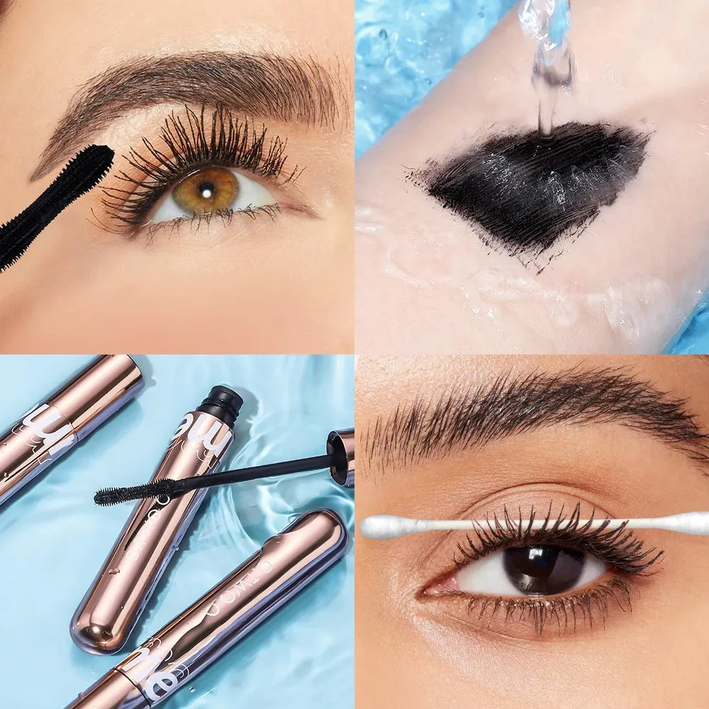 Mascara 4d Silk Fibber Mascara Waterproof Extra Volume Smudge-proof Curling Lengthening Eyelash Extension Eye Makeup Tool