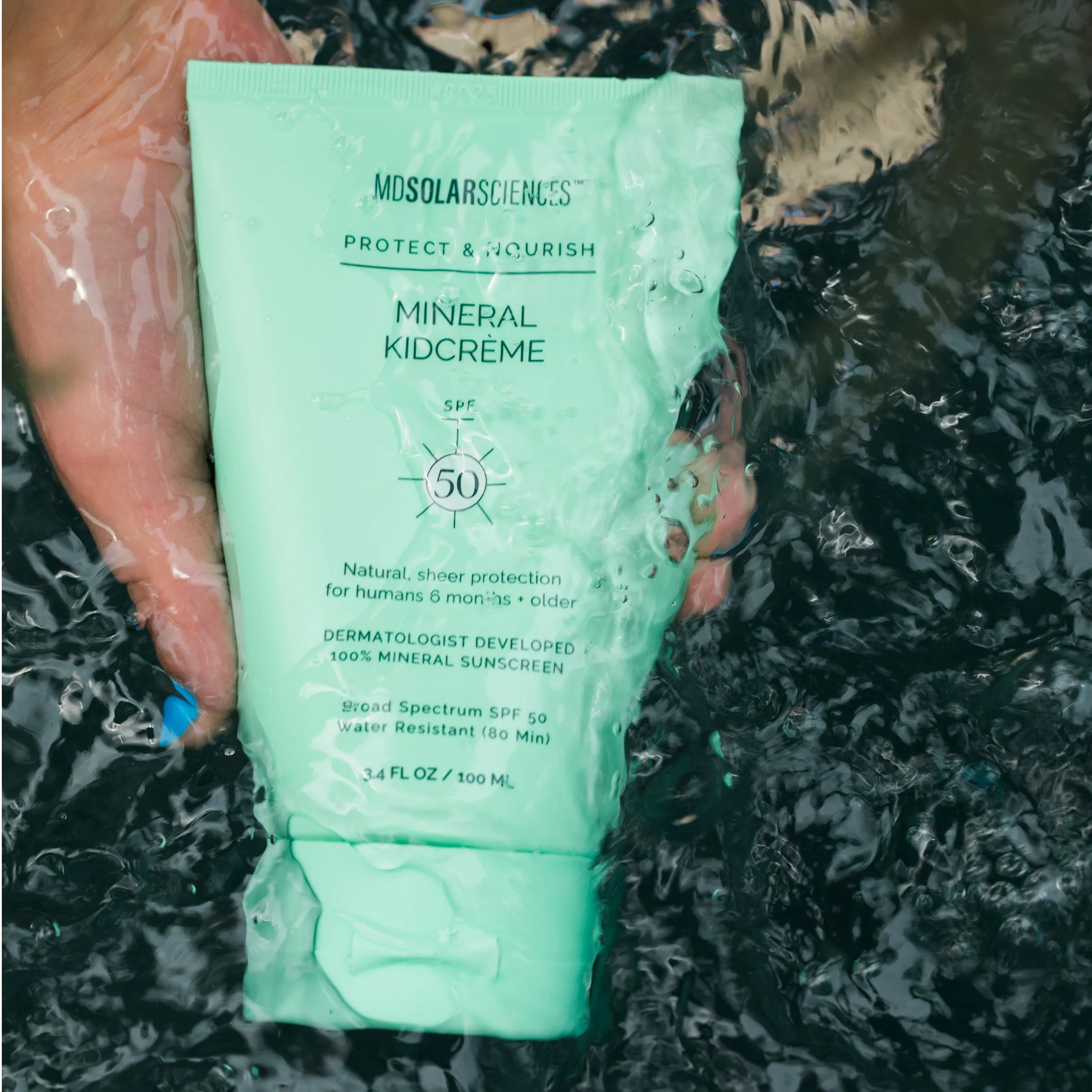 MDSolarSciences Mineral KidCreme - Face & Body Sunscreen - SPF 50  (3.4oz)