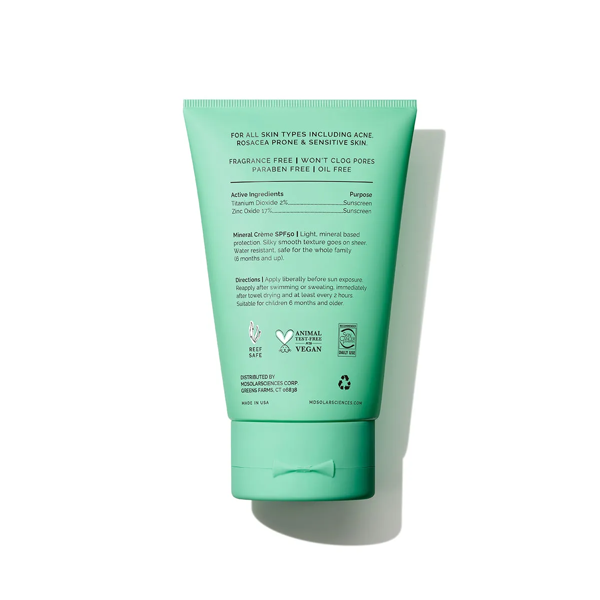 MDSolarSciences Mineral KidCreme - Face & Body Sunscreen - SPF 50  (3.4oz)