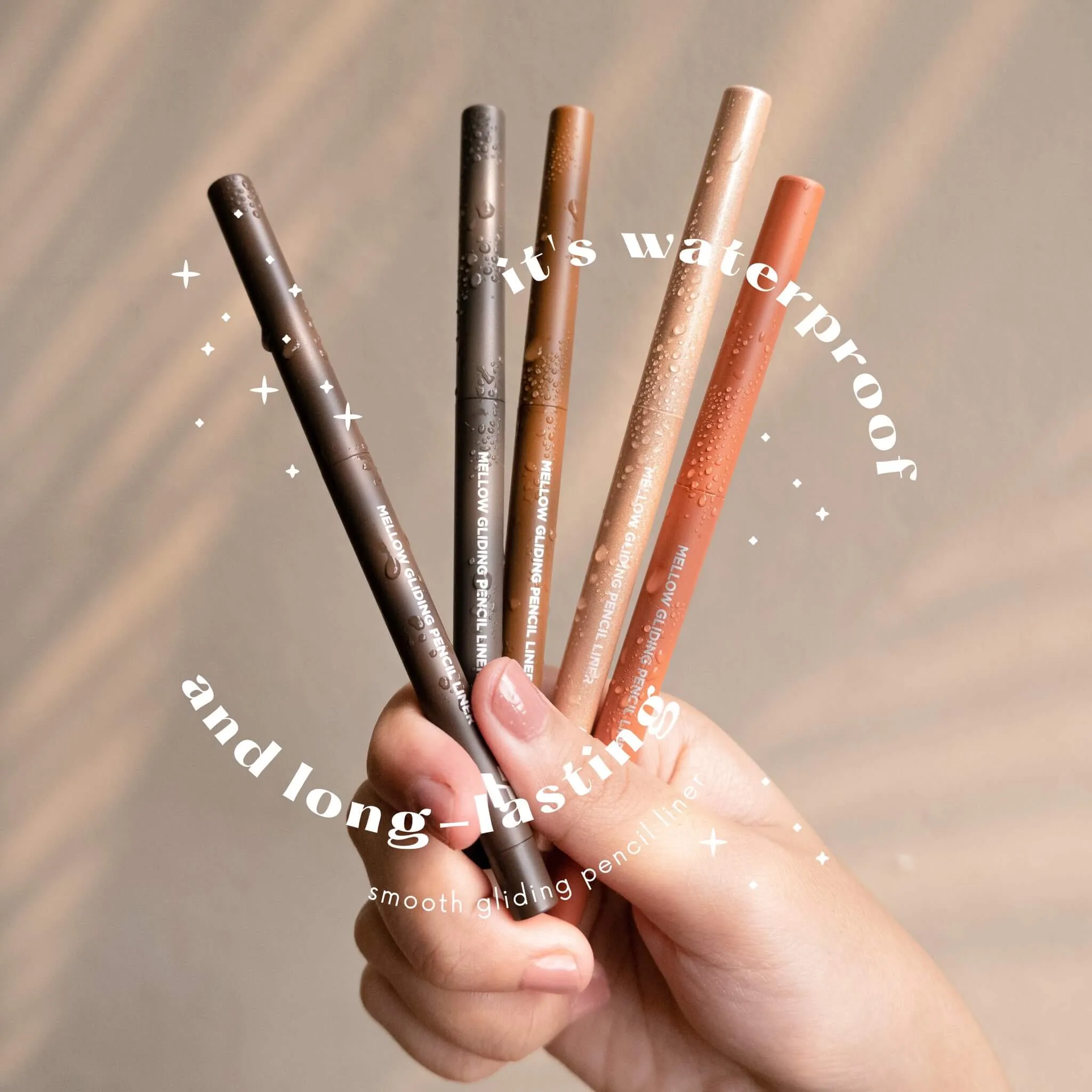 Mellow Gliding Pencil Liner | Waterproof Eyeliner Pencil
