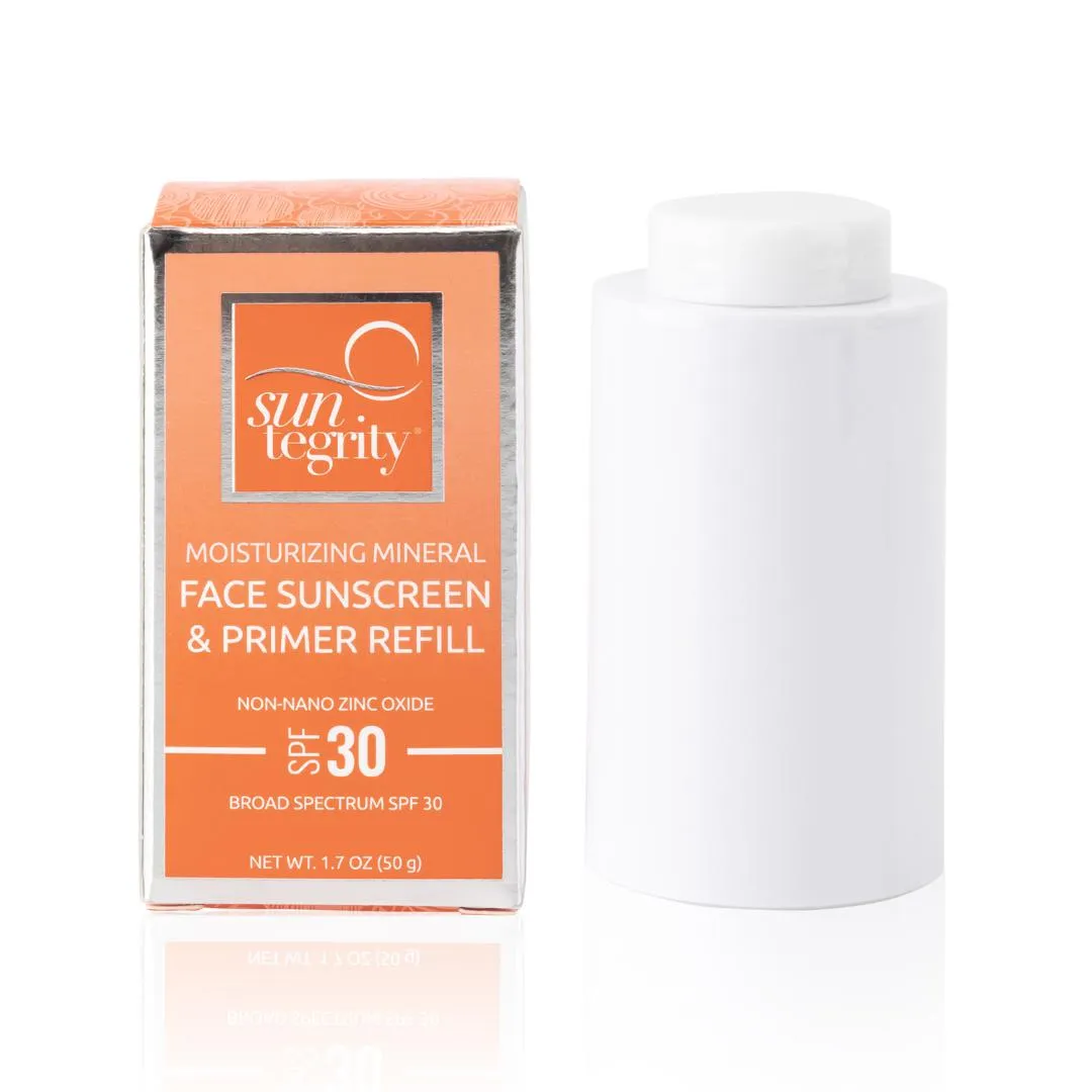 Moisturizing Mineral Face Sunscreen & Primer - Broad Spectrum SPF 30