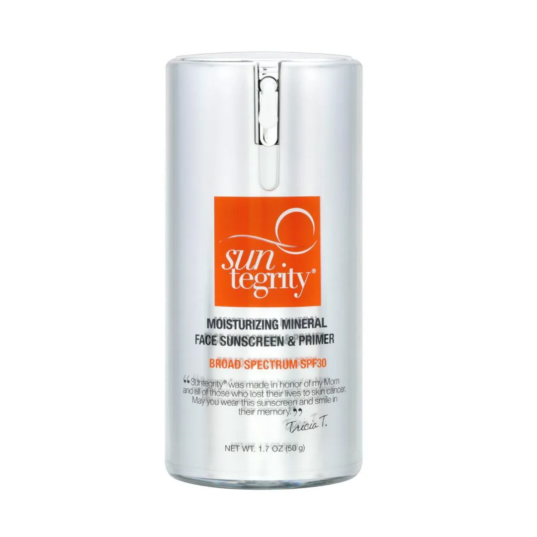 Moisturizing Mineral Face Sunscreen & Primer - Broad Spectrum SPF 30