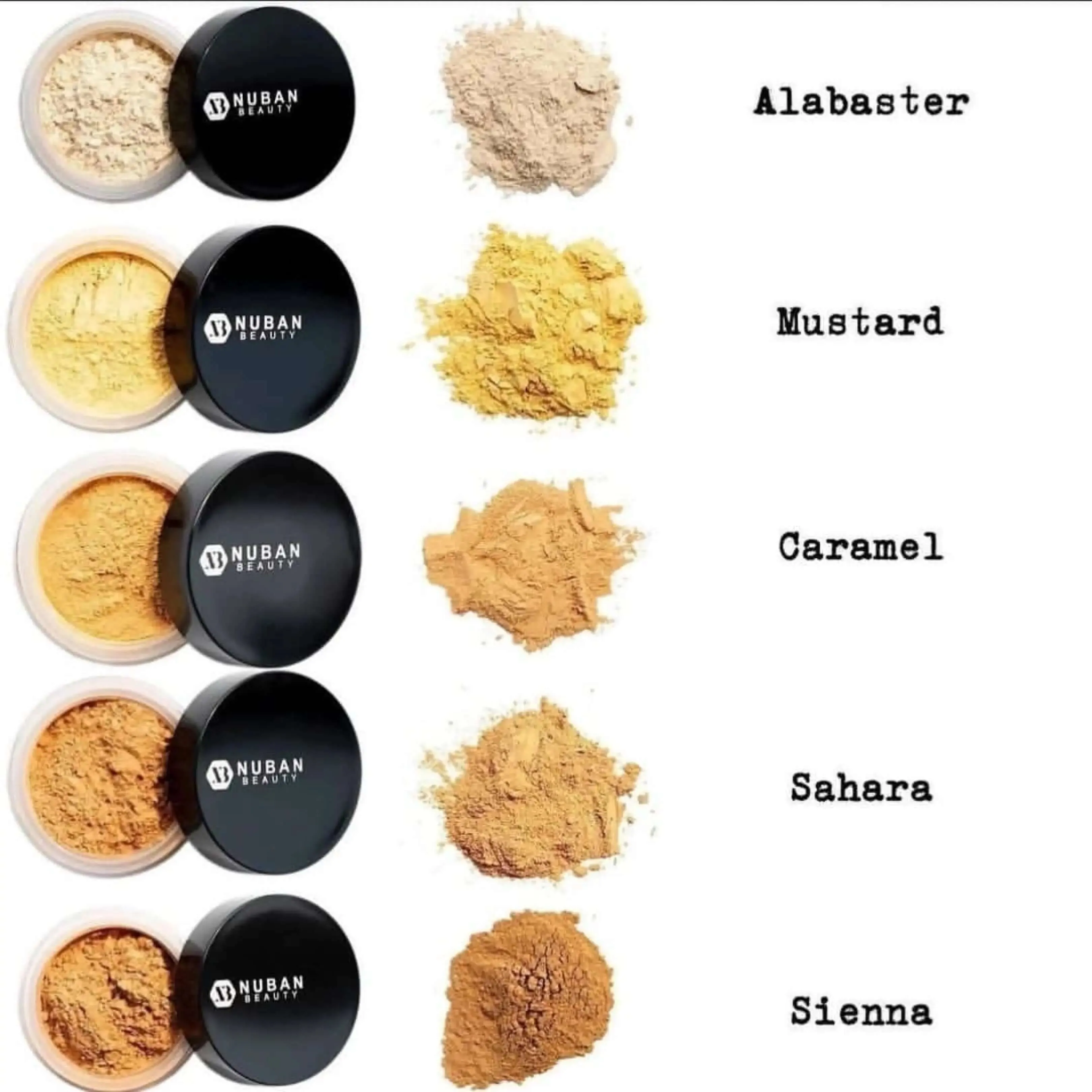 Nuban Beauty Oil Control Setting Powder