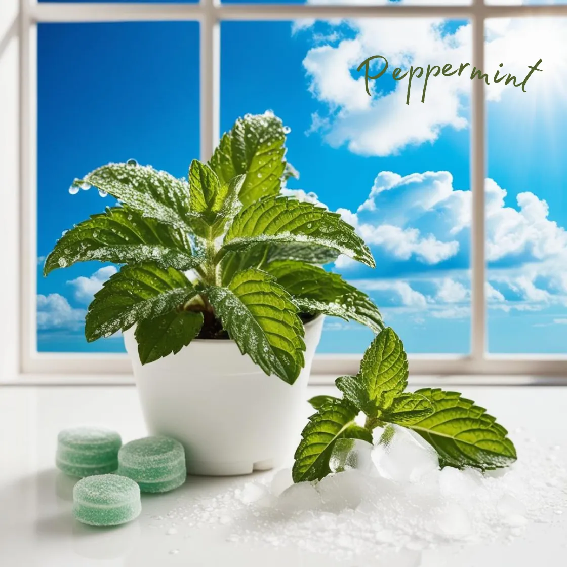 PEPPERMINT Deodorant Body Powder, 8oz