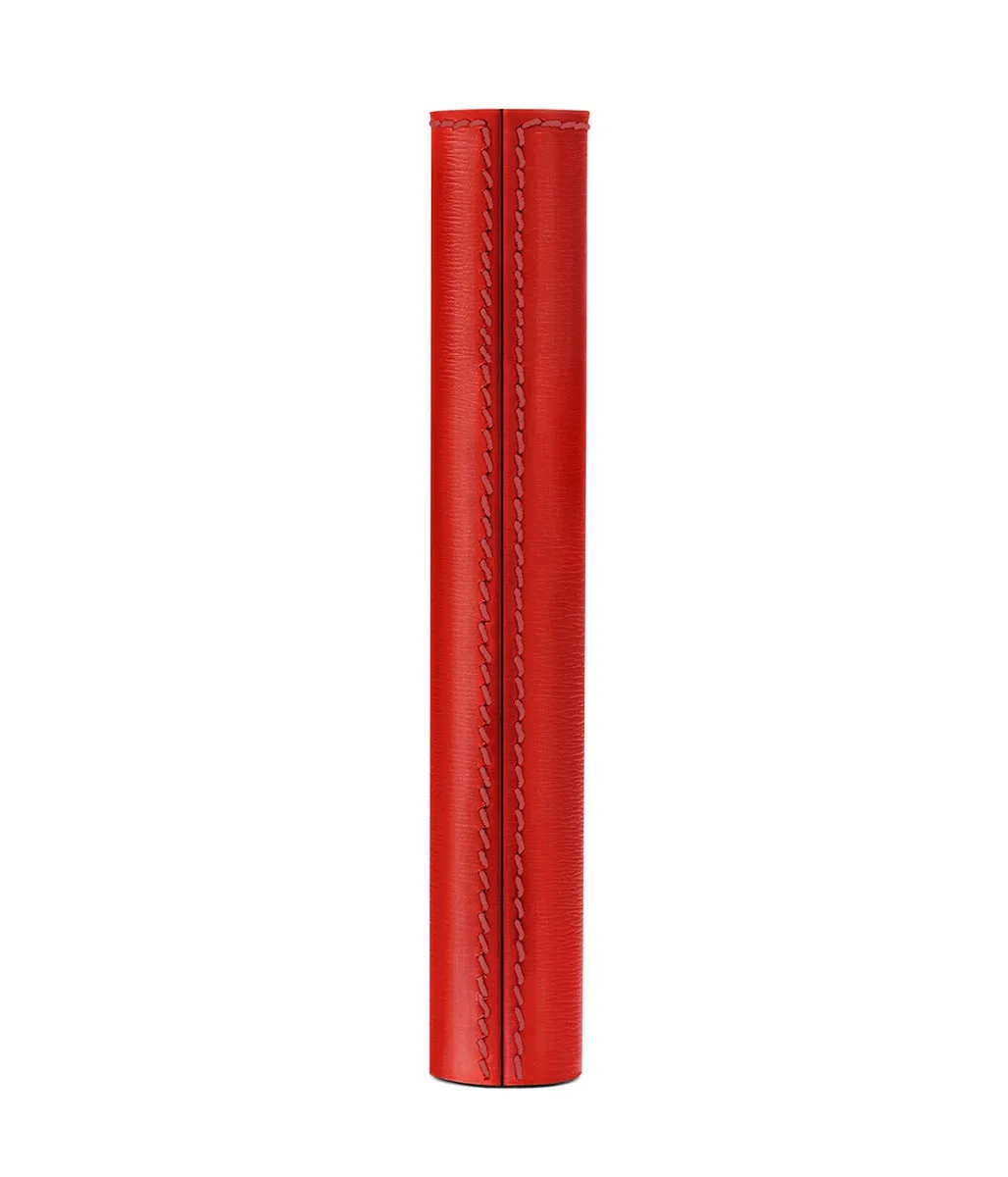 Red Fine Leather Mascara Sleeve (CASE ONLY)