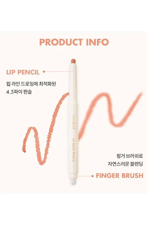 [rom&nd] Lip Mate Pencil (0.5g/0.016fl.oz)