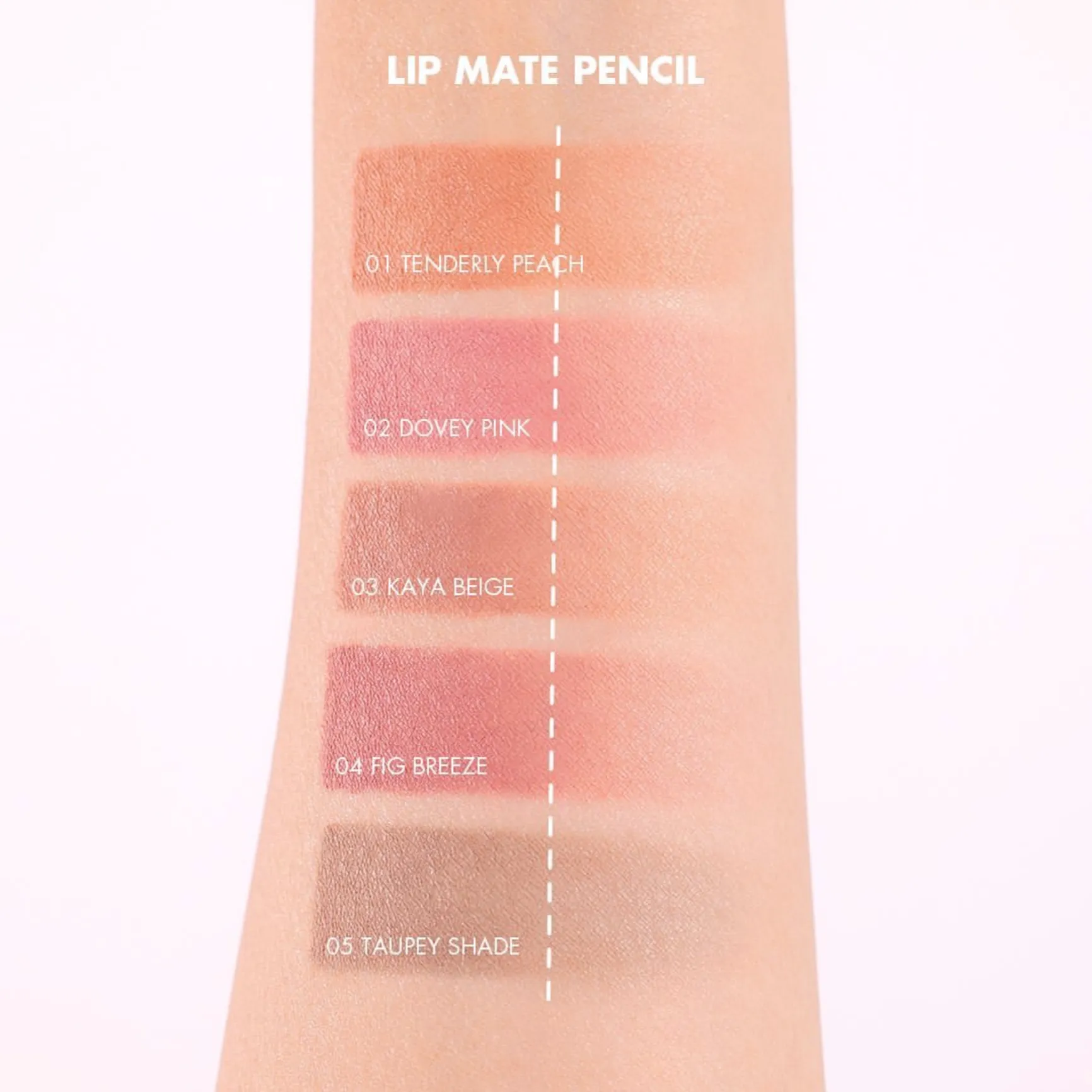 Rom&nd Lip Mate Pencil 韩国rom&nd 雾面順滑唇筆 0.5g