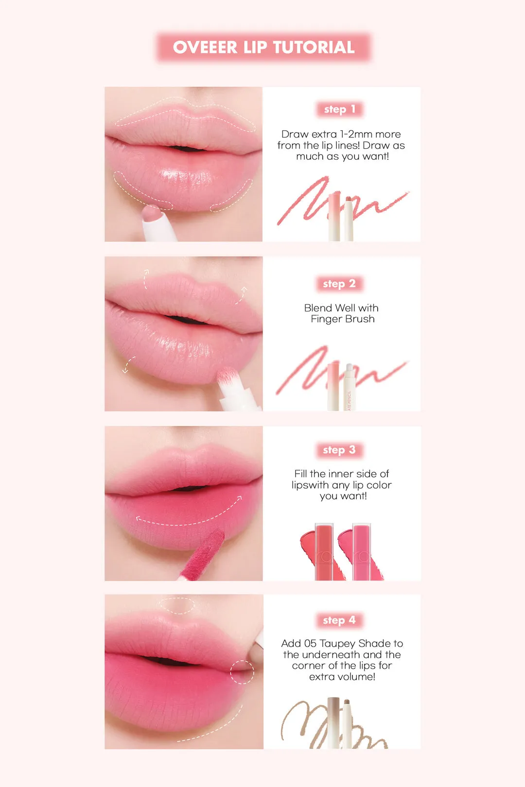 Rom&nd Lip Mate Pencil 韩国rom&nd 雾面順滑唇筆 0.5g