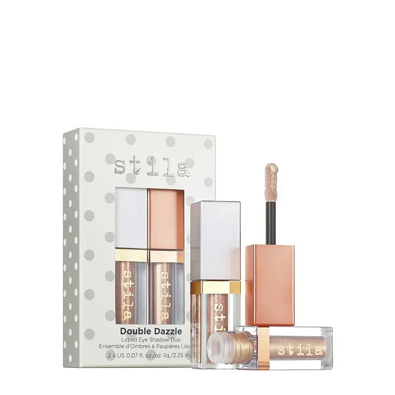 Stila Double Dazzle Liquid Eye Shadow Duo Gift Set Discontinued