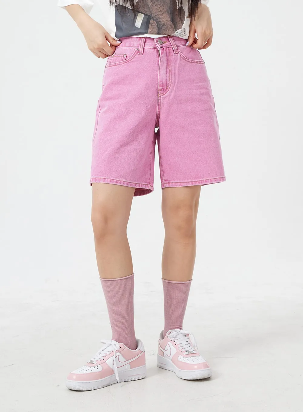 Vivid Color Cotton Shorts BM304